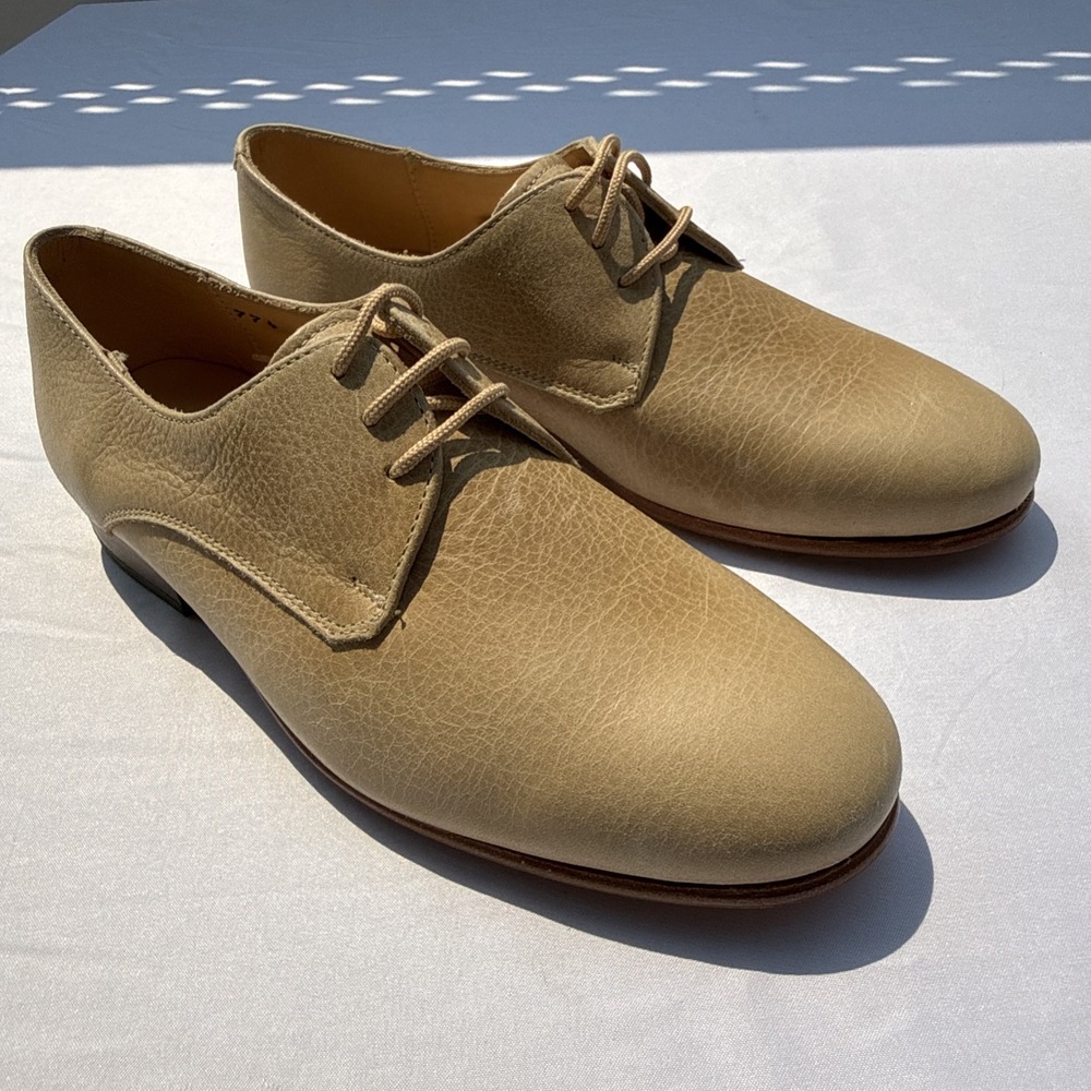 Women's Dieppa Restrepo Cali Oxford Beige Leather Booties Size 6 1/2